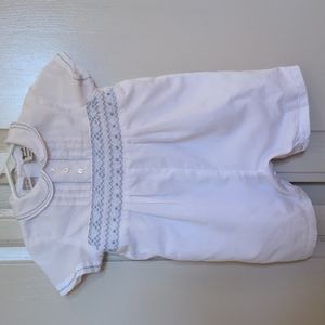 Sarah Louise Boys Smocked Short Romper